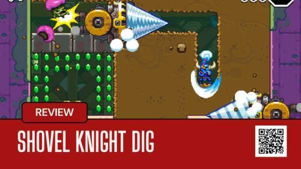 A dynamic scene from the Shovel Knight Dig review, highlighting its retro-inspired visuals and thrilling gameplay.