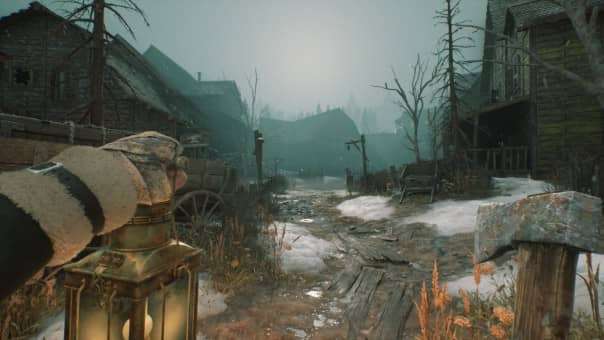 Stygian: Outer Gods Preview game review—AI ventures into the darkness, clutching a lantern, its only source of light against the looming unknown.