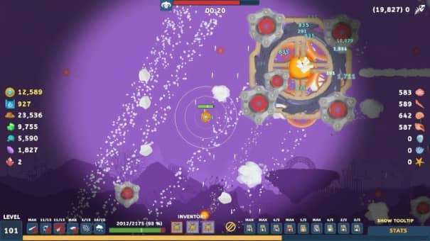 A climactic boss encounter from the Submarine Survivor review, showcasing intense submarine combat against a powerful sea creature.