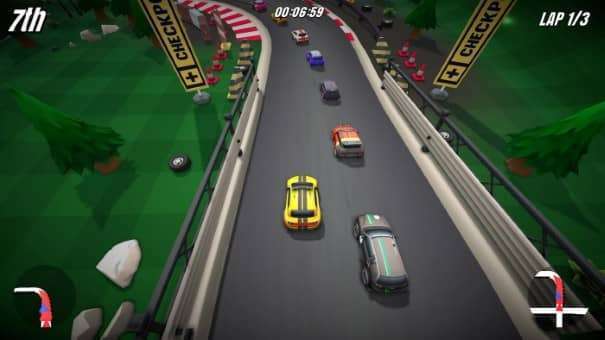 A high-speed showdown from the Super Engine GT Turbo Spec review, as cars race full throttle toward the finish line.