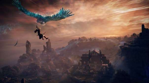 Duchess makes a dramatic entrance on the Raven in our Elden Ring Nightreign Deluxe Edition review, setting the stage for the adventure ahead.