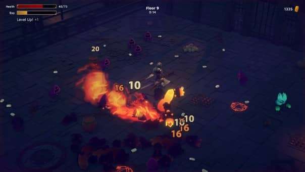 A relentless horde in God of Weapons unleashes streams of fire, intensifying the battle’s chaotic energy.