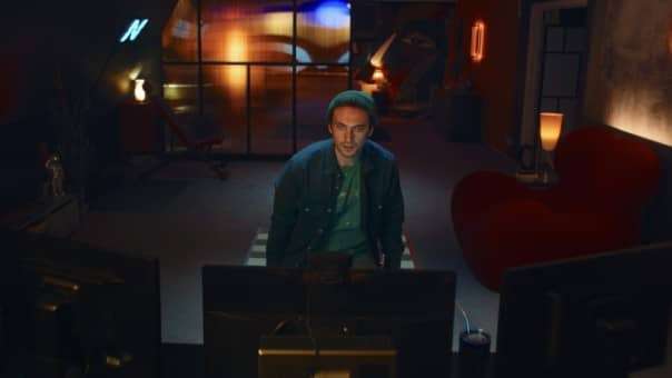 A dramatic moment in the Hello Stranger review, showing the main character's shocked reaction to an intense decision.