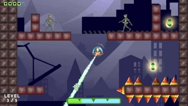 A dynamic in-game shot from the Hello Stranger review, showcasing the platformer solo game in action.