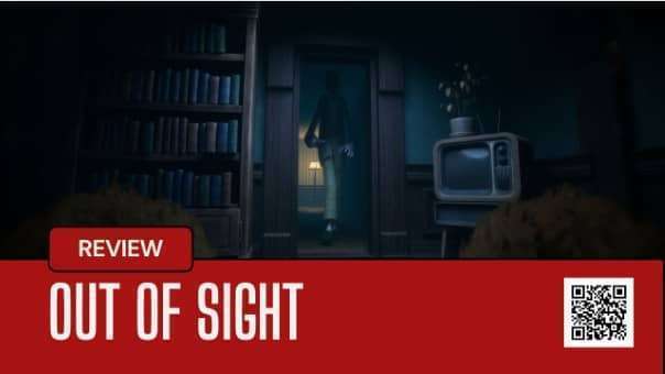 Sophie explores the dark mansion in Out of Sight, guided only by her teddy bear’s gaze in a tense puzzle-horror setting.