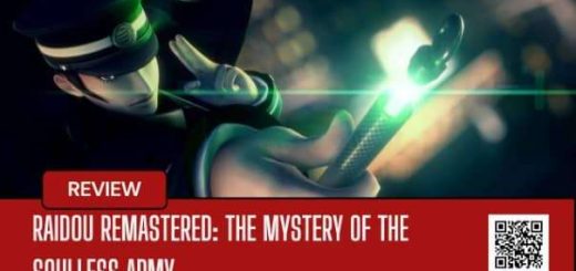 A striking shot of Raidou in RAIDOU Remastered: The Mystery of the Soulless Army, highlighting his vintage detective design.