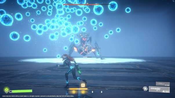 An intense boss battle from the Scar-Lead Salvation review, showcasing high-stakes combat and strategic maneuvers.