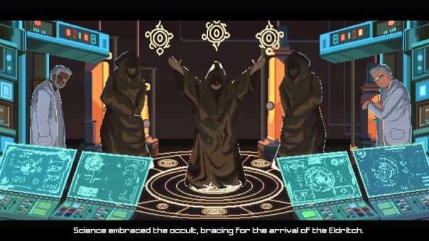 "A key gameplay moment in the Starless Abyss review, featuring strategic deckbuilding mechanics in action