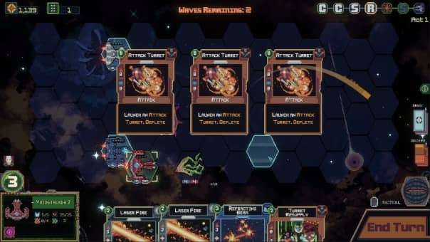 he upgrade selection screen in the Starless Abyss review, where players pick from three unique card upgrades.