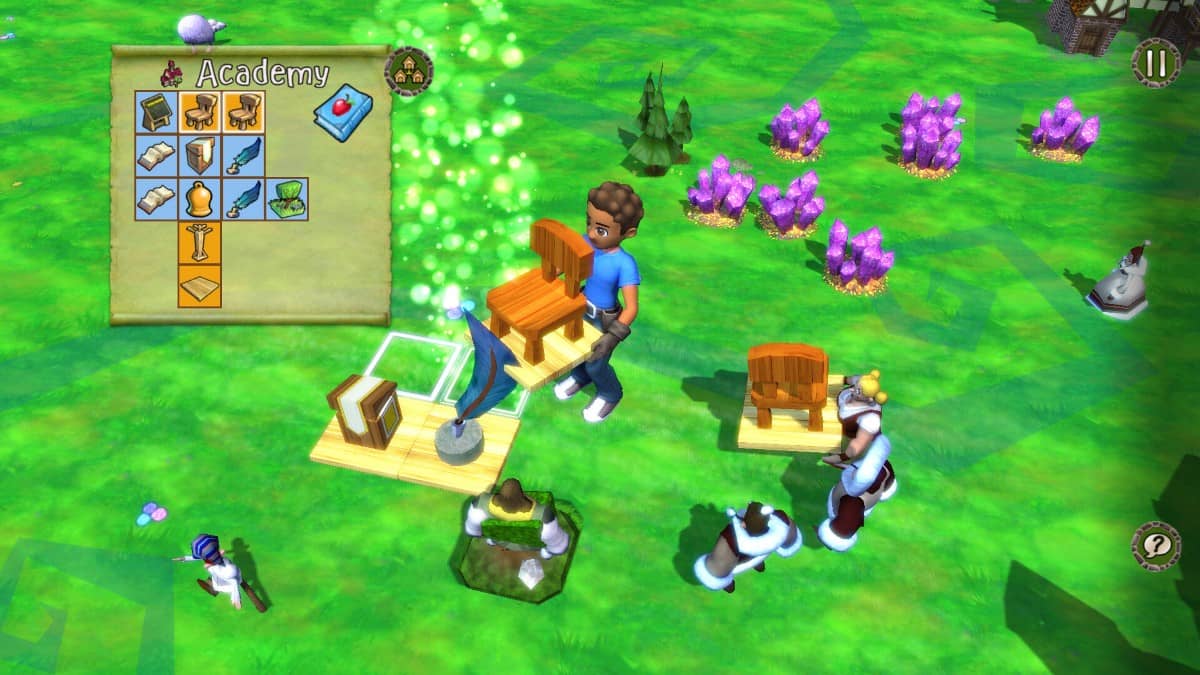 The avatar lifts and relocates a whole house for a Kefling in A World of Keflings, responding to a heartfelt request.