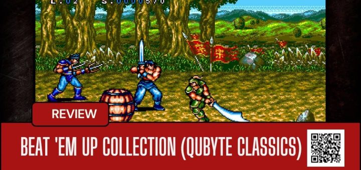Sword of Sodan shows intense 2D action with a chaotic enemy swarm and scattered barrels mid-battle.