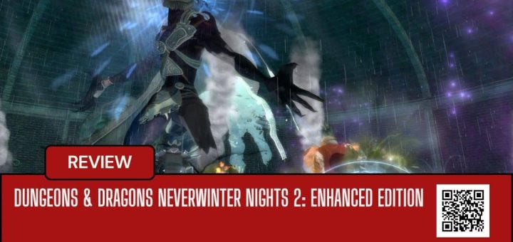 A party confronts a massive skull-masked beast in Dungeons and Dragons Neverwinter Nights 2 Enhanced Edition.