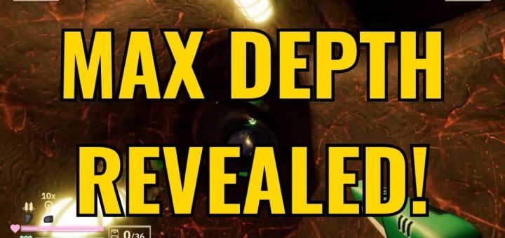 Hole Digging Master guide thumbnail showing a max depth screenshot with text overlay.