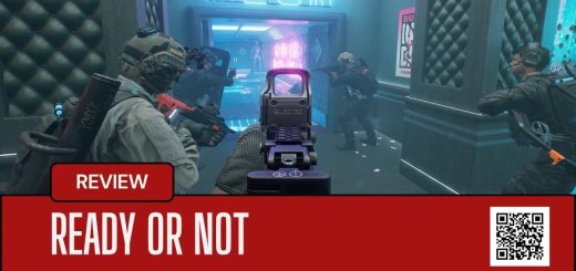 A SWAT team breaching Neon nightclub at night in Ready or Not, showcasing tense tactical gameplay.