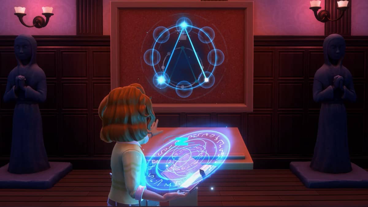The main character displays the book of spells in Goosebumps: Terror in Little Creek, revealing its eerie design.