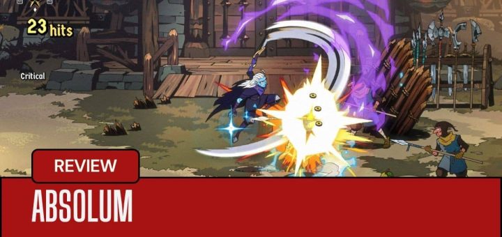 A chaotic tavern brawl in Absolum Unleashed with massive Arcana attacks lighting up the battlefield.