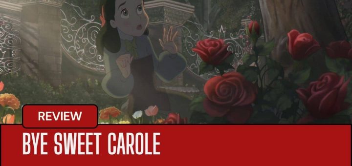Carole stands in a rose-filled garden in Bye Sweet Carole, capturing the game’s haunting beauty and emotional tone.