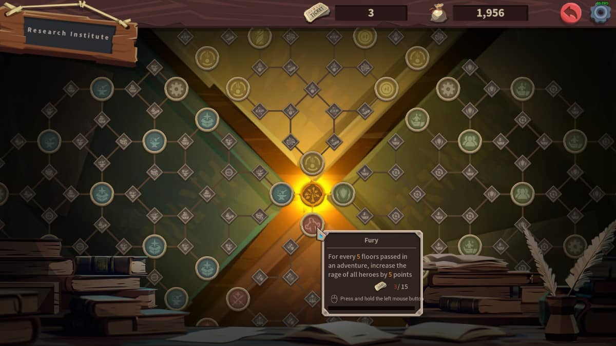 The expansive skill tree in Coin Push RPG reveals deep upgrade paths and strategic progression options.
