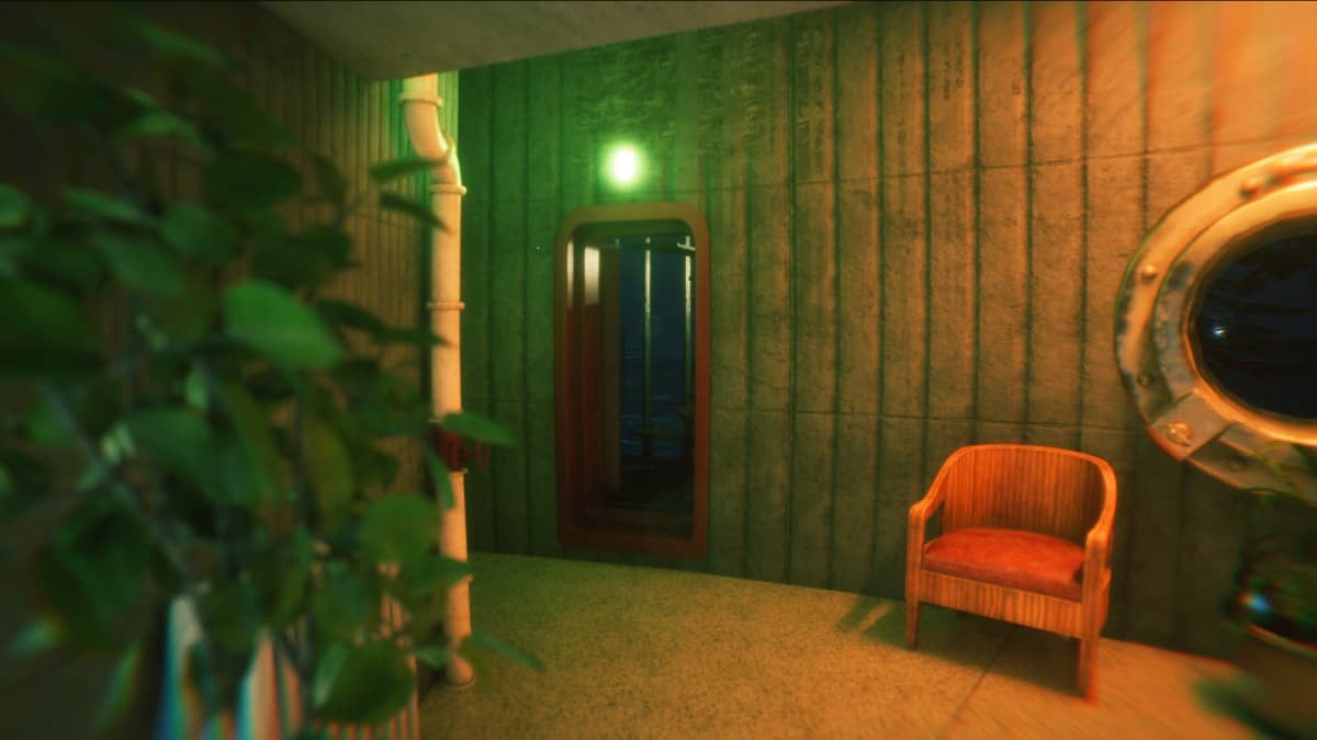 The green door in P1 Anchor Light opens after surviving an anomaly, marking a successful and tense investigation.