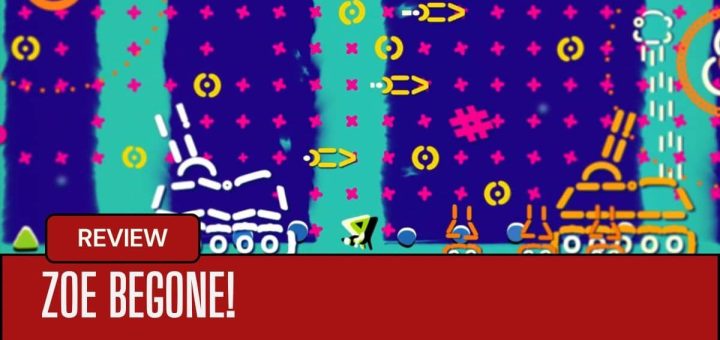 A chaotic boss battle in ZOE Begone! featuring multiple tanks and a screen flooded with projectiles.