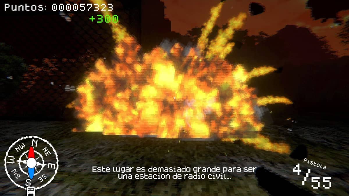 Acre Crisis dramatic jungle scene showing a rescue helicopter exploding during survival chaos.