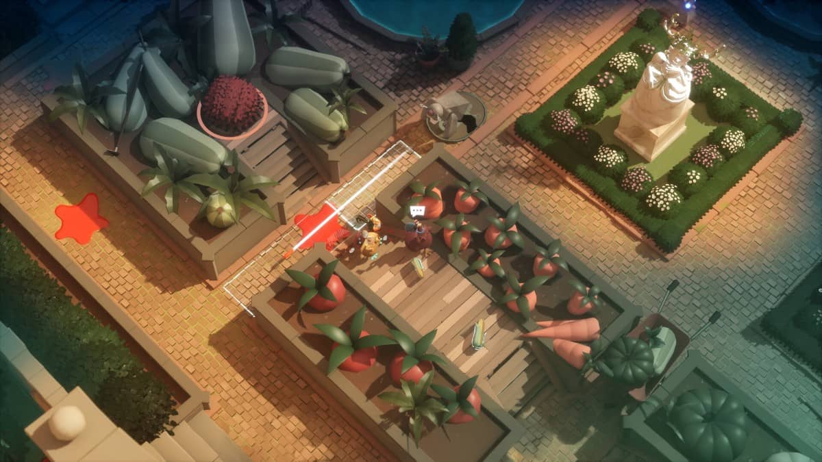 Heroes in Chicken Run: Eggstraction gather in a secret world location to meet a new chicken ally.