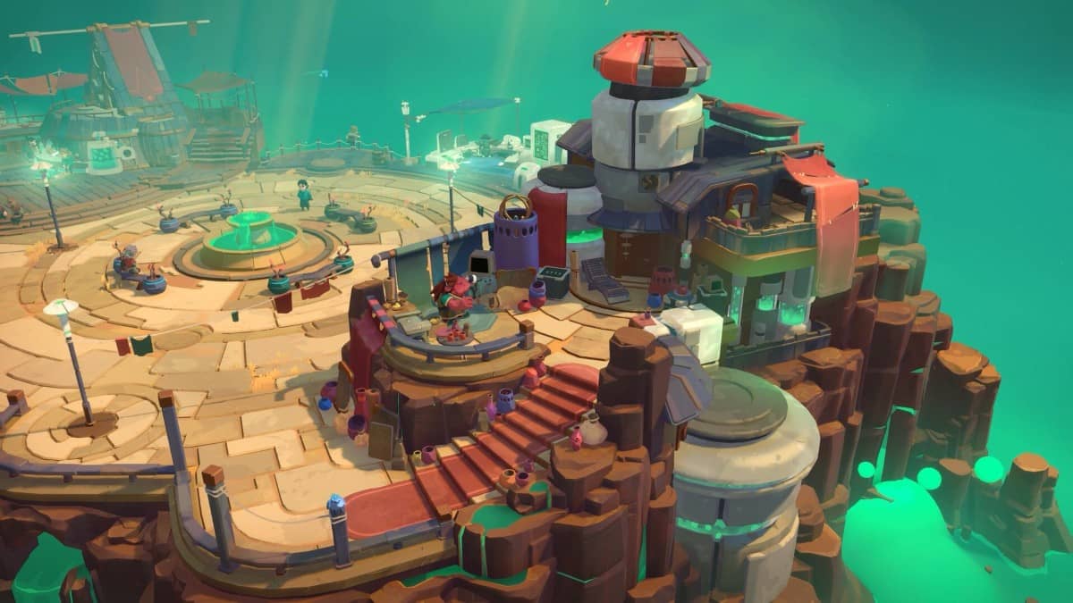Will climbing stairs in the town of Moonlighter 2 The Endless Vault to meet a friend