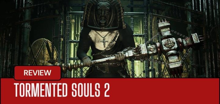 A towering nun-like monster blocks the path in Tormented Souls 2, showcasing one of its most intense boss encounters.