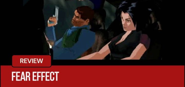 The two main protagonists in Fear Effect driving together, setting the stage for their tense adventure.