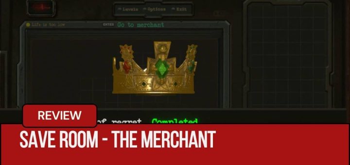 A detailed crown adorned with shimmering jewels in Save Room - The Merchant, highlighting its intricate design.