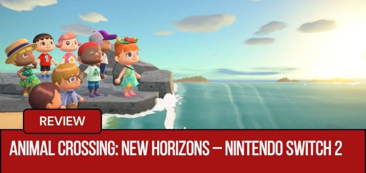 You and the villagers watching the ocean at sunset in Animal Crossing: New Horizons – Nintendo Switch 2 Edition.