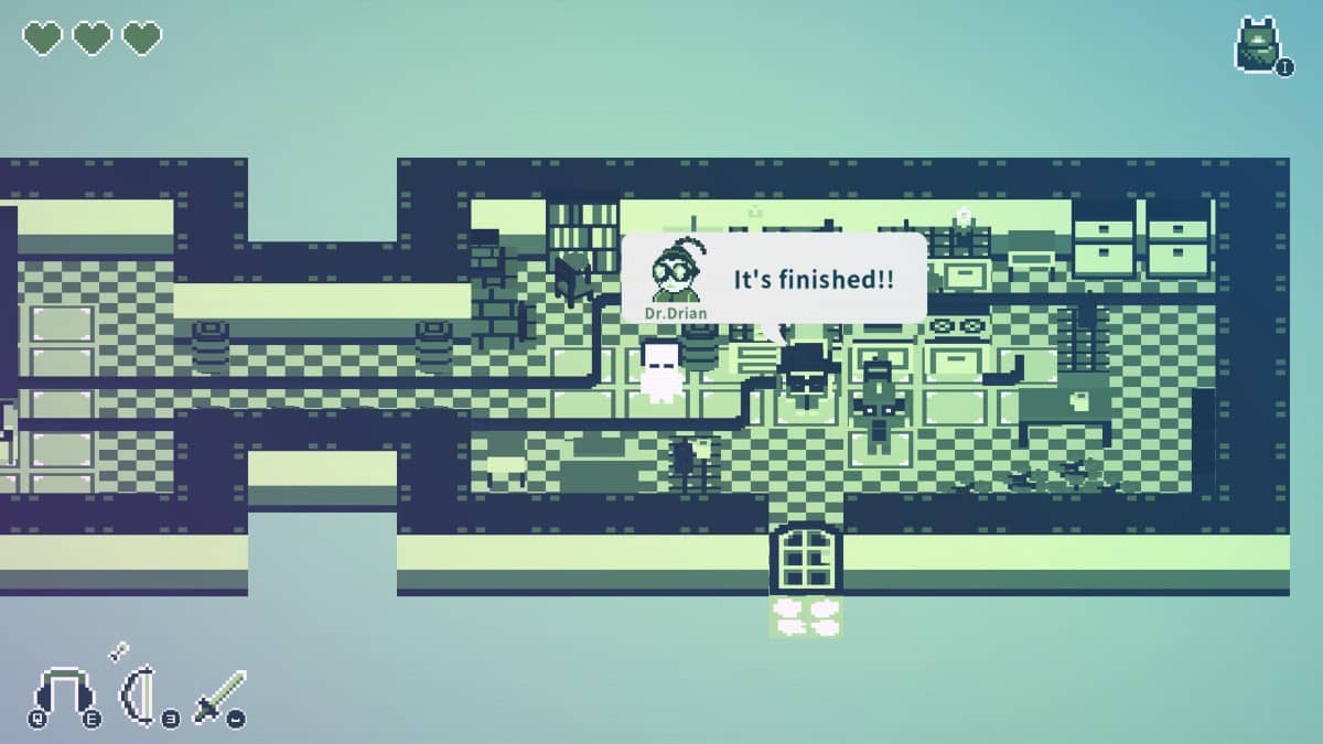 Dialogue scene with speech bubbles in cassette boy as presented by Gert Lush Gaming.