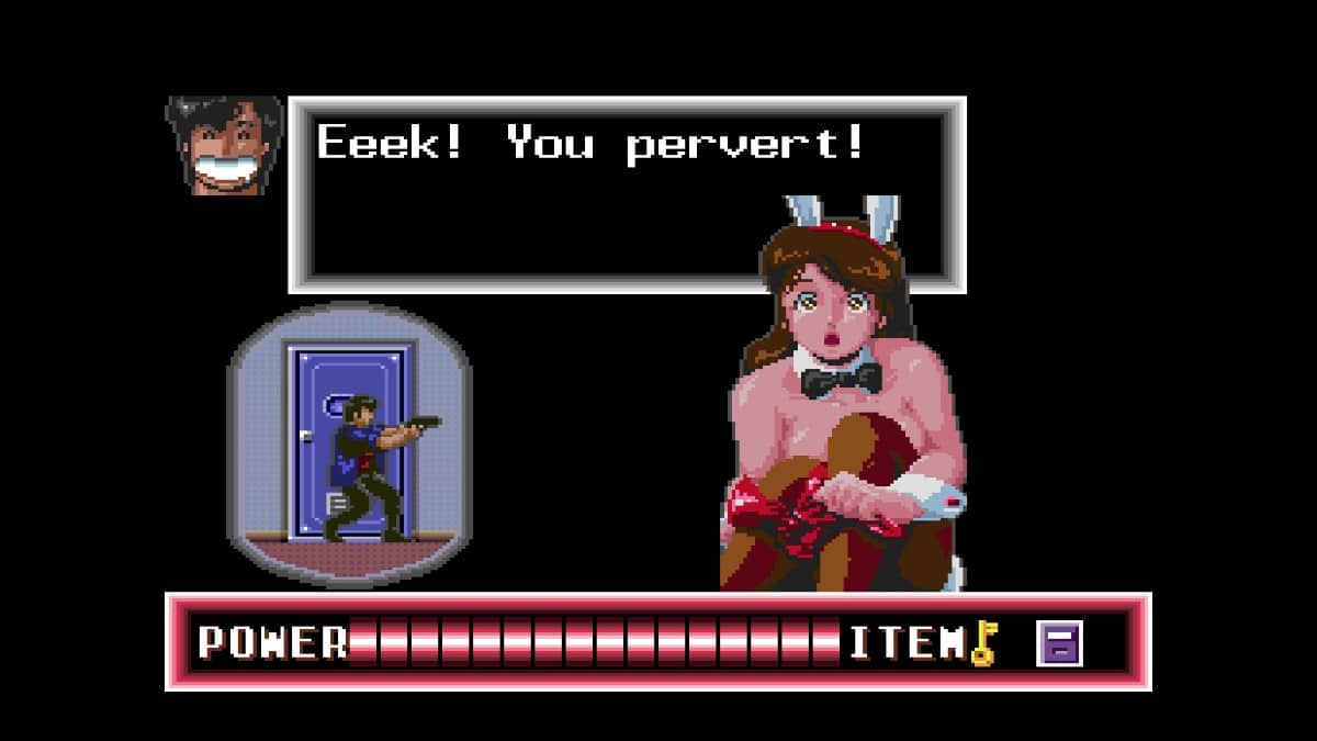 City Hunter cutscene with Ryo talking to a show hostess featured by Gert Lush Gaming.