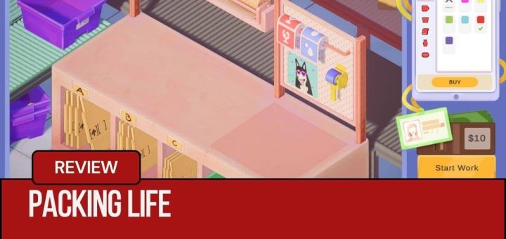 In-game Packing Life desk layout showing neat packing tools, featured by Gert Lush Gaming.