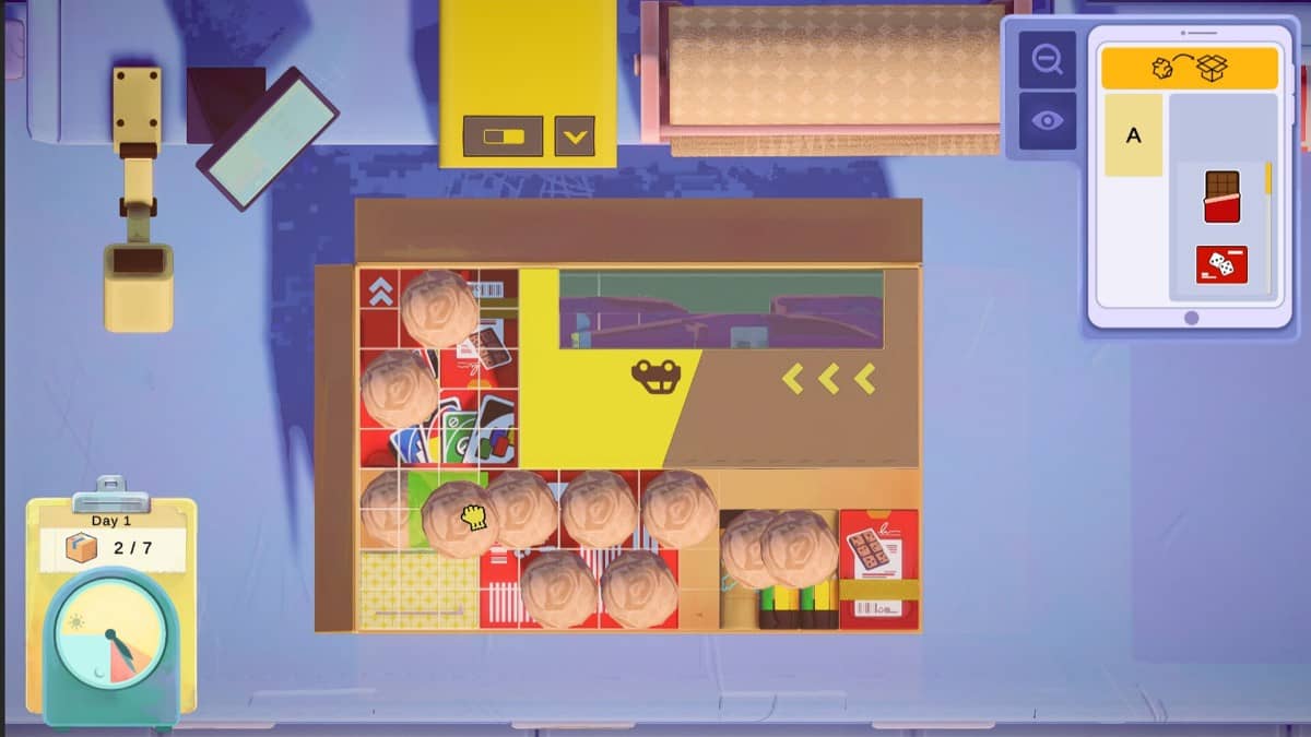 Packing Life top-down packed box showing varied items arranged neatly, shared by Gert Lush Gaming.