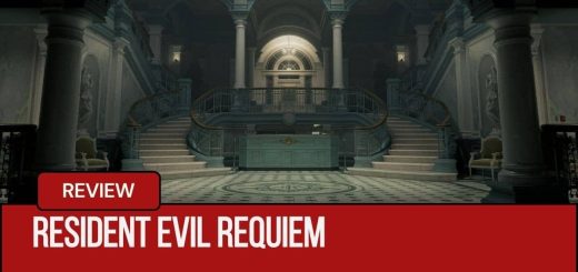 Opening foyer of the medical centre in Resident Evil Requim captured for Gert Lush Gaming.