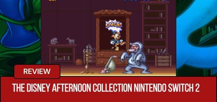 Bonkers leaps into action in The Disney Afternoon Collection Nintendo Switch 2 as a boss strike triggers an ouch bubble.