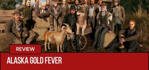 The townsfolk and miners of Alaska Gold Fever gather in the center of town for Gert Lush Gaming.