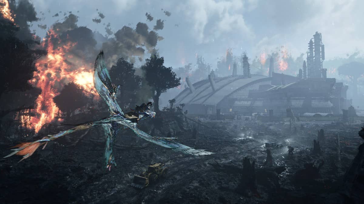 Solek flies his creature toward danger in a darkened world during Gert Lush Gaming’s latest expansion playthrough.