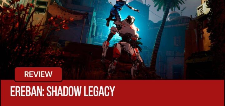 Ayana leaps from the shadows to deliver a stealth kill in this Ereban Shadow Legacy screenshot by Gert Lush Gaming.