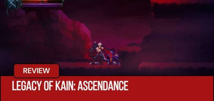 Kain feeds during a red-screen effect in Legacy of Kain: Ascendance from Gert Lush Gaming.