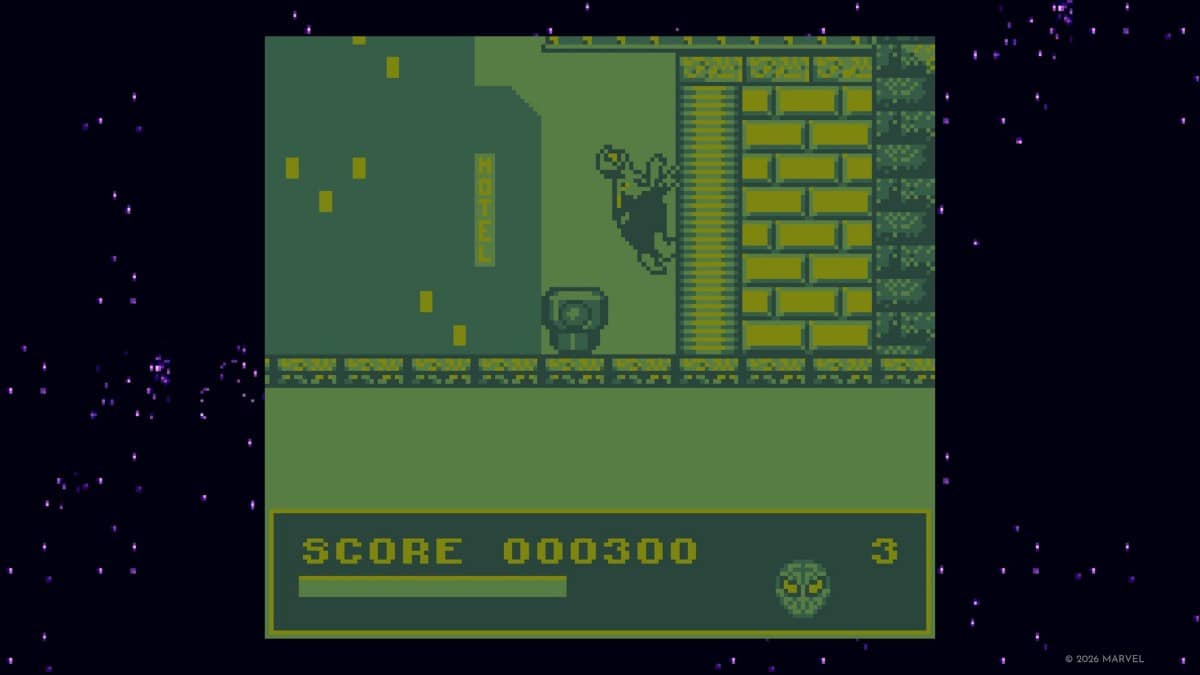 Spiderman scales a New York skyscraper in the Marvel MaXimum Collection on Gert Lush Gaming.