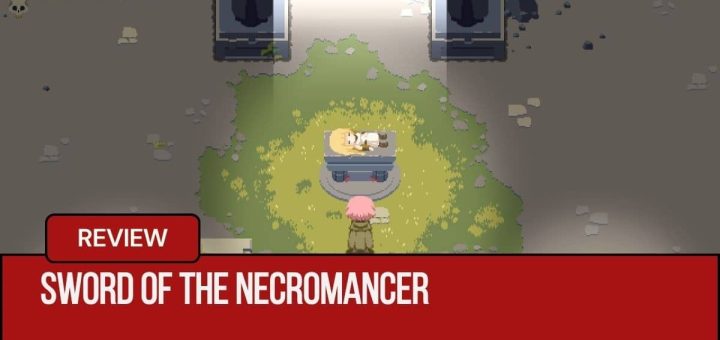 Sword of the Necromancer protagonist stands before the sleeping princess during a Gert Lush Gaming quest.