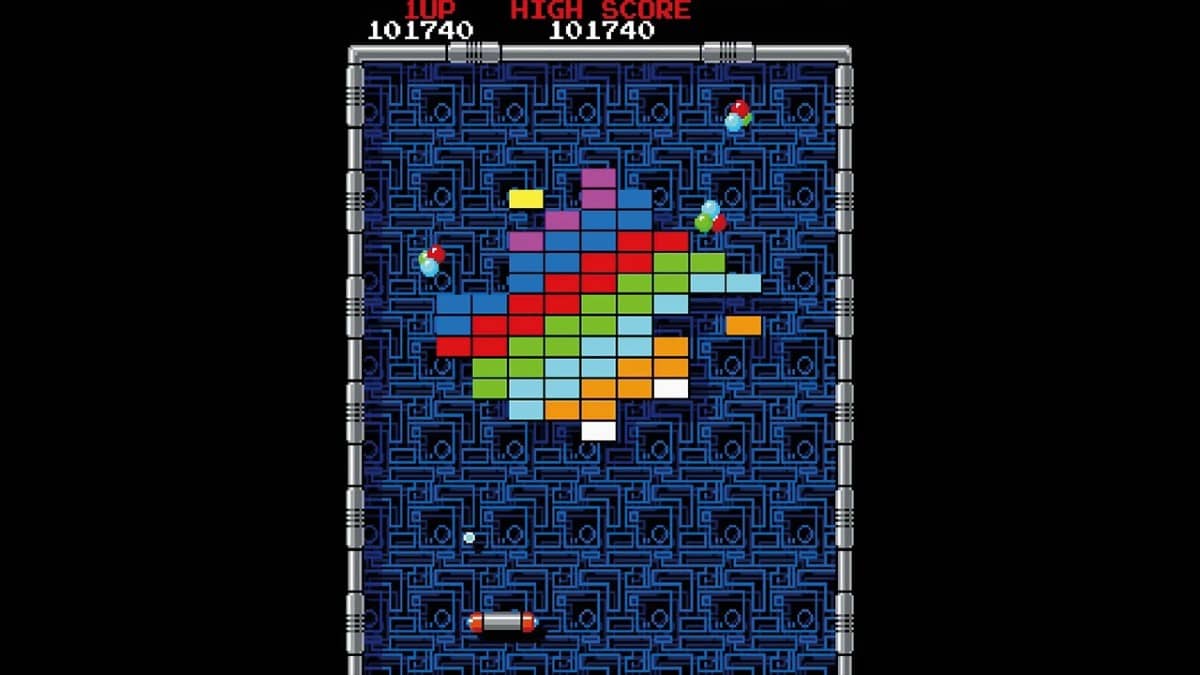 Arkanoid shines in full colored brick glory within the Taito Milestones 4 collection for Gert Lush Gaming.
