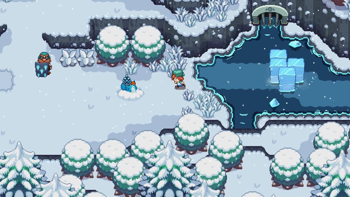 Gert Lush Gaming showcases the striking atmospheric shift in the Under The Island snowy biome.