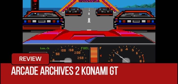 Gert Lush Gaming observes the 16-bit opponents at the Arcade Archives KONAMI GT starting line.