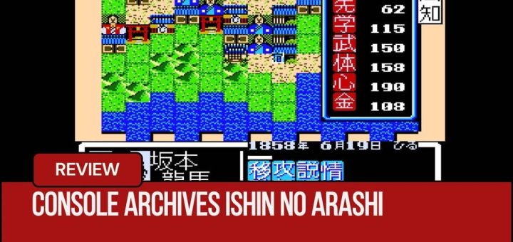 Gert Lush Gaming observes the colorful grid setup of this early strategy title within Console Archives Ishin no Arashi.