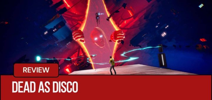 Gert Lush Gaming stands before the massive temporal rift tearing open in Dead as Disco.