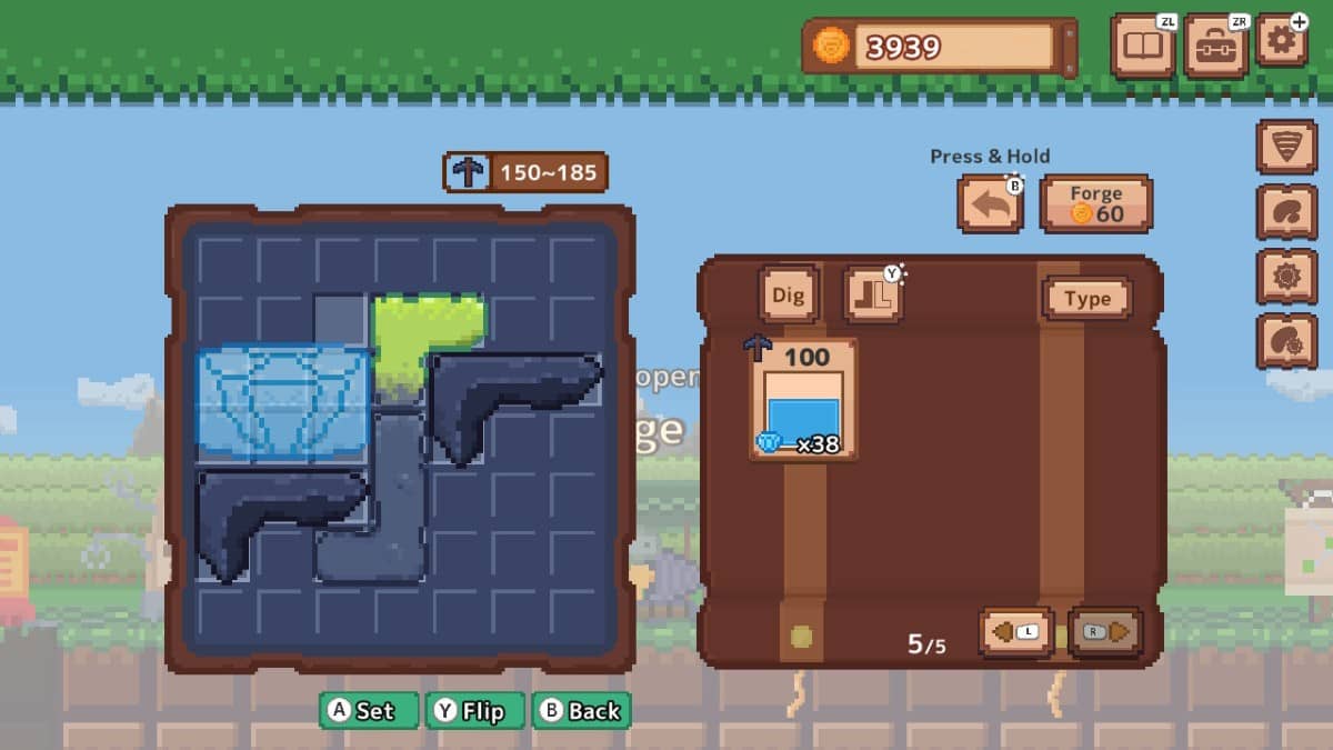 Managing the Tetris-style crafting and inventory layout in DigDigDrill by Gert Lush Gaming.