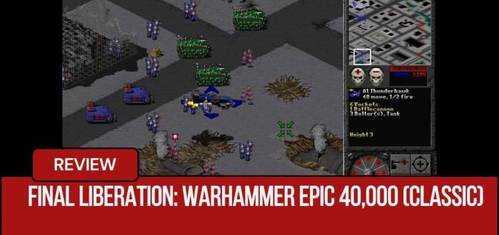 Ultramarines launch a tactical tank assault in a classic Final Liberation match from Gert Lush Gaming.